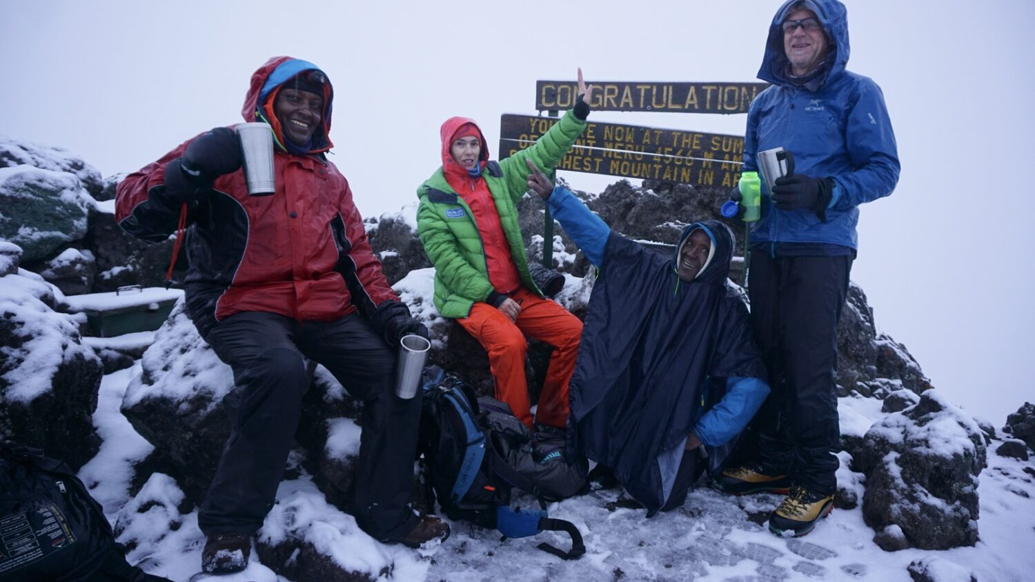Summit of Mount Meru (4562 m)
