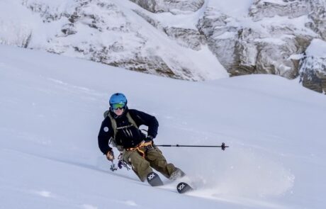 Off-piste course, Tiefschneekurs, Deep snow course