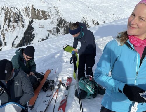 Ski tours Graubünden from hotel, St. Antönien