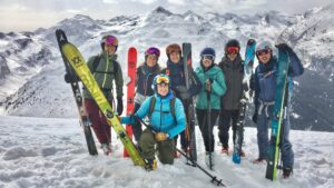 Skitouren Vals mit Bergführer Hermann Berie